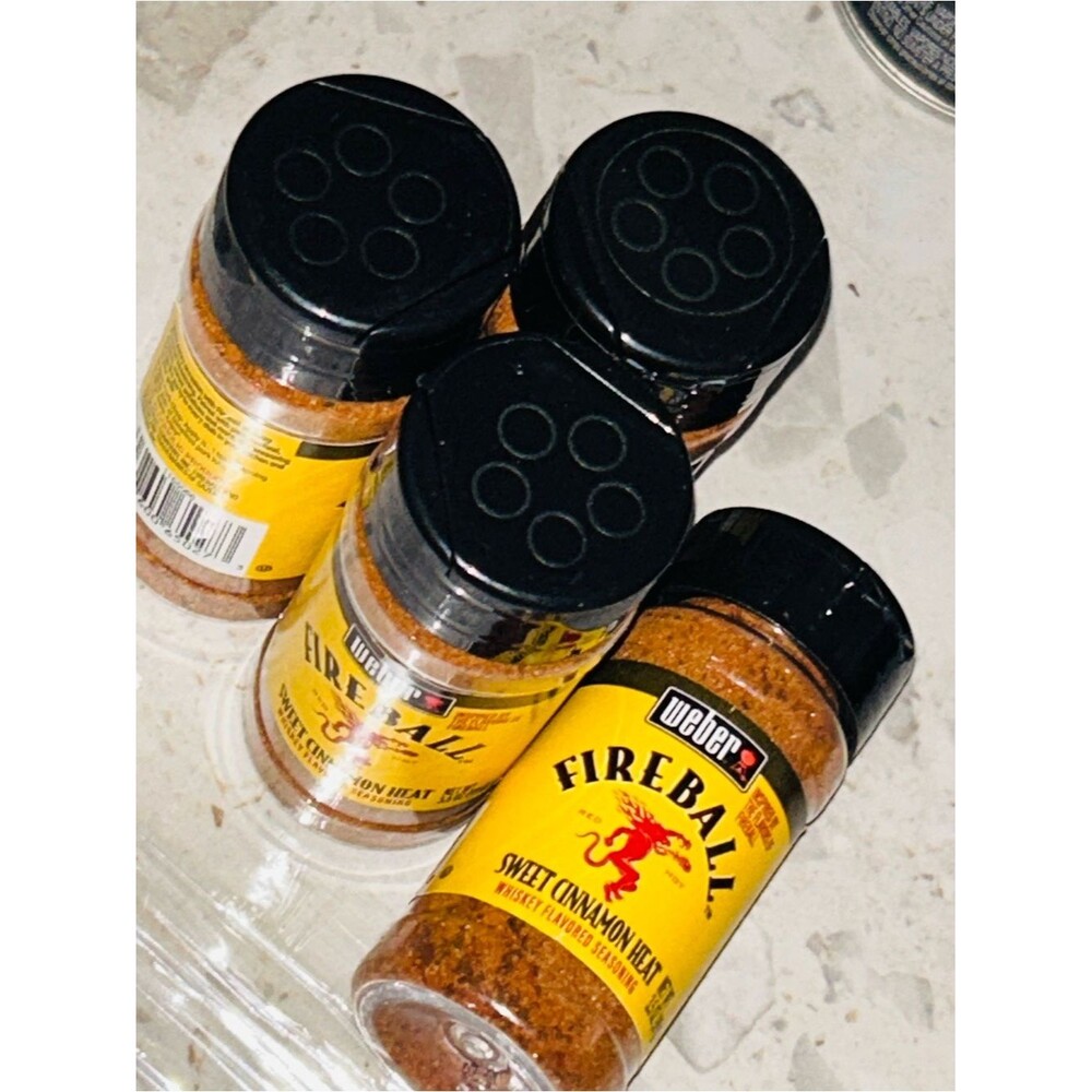Weber Fireball Sweet Cinnamon Heat Seasoning - SEALED NEW